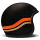 DMD Retro Sunset Jet-Helm Matt Black schwarz rot gold