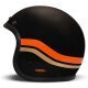 DMD Retro Sunset Jet-Helm Matt Black schwarz rot gold