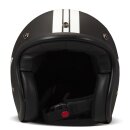 DMD Retro Star Jet-Helm Black schwarz weiß