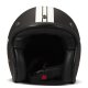 DMD Retro Star Jet-Helm Black schwarz weiß