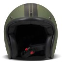 DMD Retro Star Jet-Helm Green matt grün schwarz