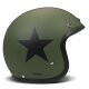 DMD Retro Star Jet-Helm Green matt grün schwarz