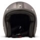 DMD Retro Star Jet-Helm Grey matt grau schwarz