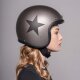 DMD Retro Star Jet-Helm Grey matt grau schwarz