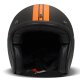 DMD Retro Star Jet-Helm Orange mattschwarz