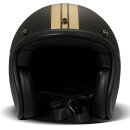 DMD Retro Star Jet-Helm Gold mattschwarz