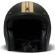 DMD Retro Star Jet-Helm Gold mattschwarz