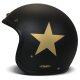 DMD Retro Star Jet-Helm Gold mattschwarz