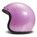 DMD Retro Glitter Motorrad Jet-Helm