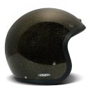 DMD Retro Glitter Motorrad Jet-Helm Bronze