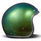 DMD Retro Rainbow Green Motorrad Jet-Helm grün