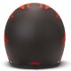 DMD Retro Fuego Motorrad Jet-Helm mattschwarz rot