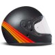 DMD Rivale 06 Fuoco Integral-Helm mattschwarz rot orange