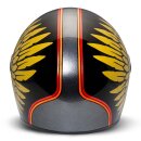 DMD Rivale 06 Hawk Integral-Helm schwarz gold grau