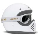 DMD Ghost White Motorrad-Brille weiß Retro, 77, Racer