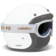 DMD Ghost White Motorrad-Brille weiß Retro, 77, Racer getönt