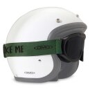 DMD Ghost Green Motorrad-Brille grün Retro, 77, Racer getönt