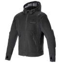 Alpinestars Moflow Air Tech Motorrad Hoodie schwarz schwarz