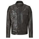 Belstaff Brooklands 2024 Motorrad-Jacke Antique schwarz