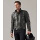 Belstaff Brooklands 2024 Motorrad-Jacke Antique schwarz