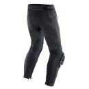 Dainese Delta 4 Motorrad Leder-Hose schwarz schwarz