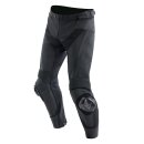 Dainese Delta 4 Motorrad Leder-Hose schwarz schwarz