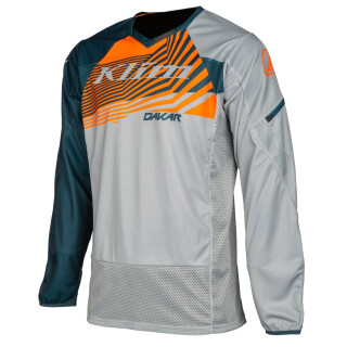 Klim Dakar 2023 Motocross-Hemd Dimension Petrol orange blau