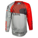 Klim Dakar 2023 Motocross-Hemd Dimension Redrock grau rot