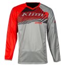 Klim Dakar 2023 Motocross-Hemd Dimension Redrock grau rot