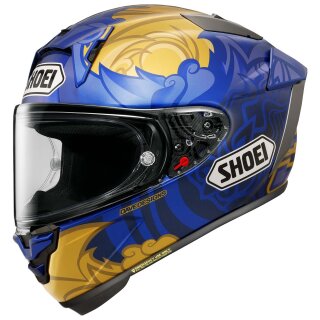 Shoei X-SPR Pro Marquez Thai TC-2 Helm Replica blau gold