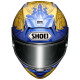 Shoei X-SPR Pro Marquez Thai TC-2 Helm Replica blau gold