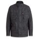 Belstaff Stealth Crosby Wax-Cotton Motorrad-Jacke schwarz