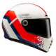 HJC V10 FQ20 MC21 Retro-Helm Quartararo blau rot weiß