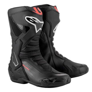 Alpinestars SMX-6 V3 Motorradstiefel schwarz neonrot