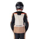 Alpinestars ST-1 Motorrad-Jacke Textil beige schwarz neonrot