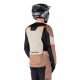 Alpinestars ST-1 Motorrad-Jacke Textil beige schwarz neonrot