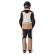 Alpinestars ST-1 Motorrad-Jacke Textil beige schwarz neonrot