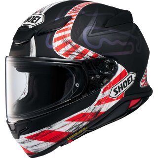 Shoei NXR2 Knee Down TC-5 Integralhelm mattschwarz rot