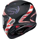 Shoei NXR2 Knee Down TC-5 Integralhelm mattschwarz rot