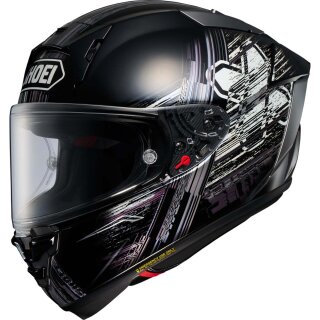 Shoei X-SPR Pro Crosslogo TC-5 Integralhelm schwarz grau