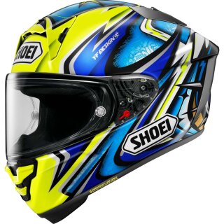 Shoei X-SPR Pro Daijiro Integralhelm TC-3 gelb blau