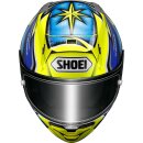 Shoei X-SPR Pro Daijiro Integralhelm TC-3 gelb blau