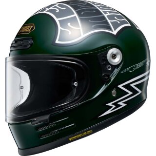 Shoei Glamster06 Heiwa Motorcycle TC-4 Retrohelm grün