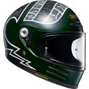 Shoei Glamster06 Heiwa Motorcycle TC-4 Retrohelm grün