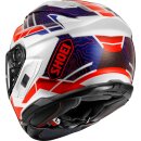 Shoei GT-Air3 Hike Integralhelm TC-10 weiß rot blau