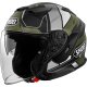 Shoei J-Cruise3 Whizzy Jethelm TC-11 olive grün grau