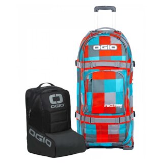 Ogio RIG 9800 Pro Reise-Rolltasche 125l türkis rot Blockade Red