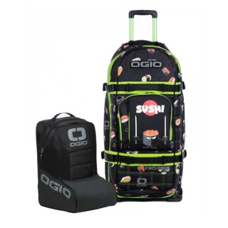 Ogio RIG 9800 Pro Reise-Rolltasche 125l neongelb rot Sushi