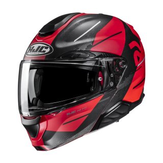 HJC Rpha 91 Blat Klapphelm MC1SF matt rot grau