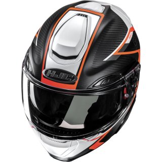 HJC Rpha 91 Carbon Lagos Klapphelm MC6HSF neon orange